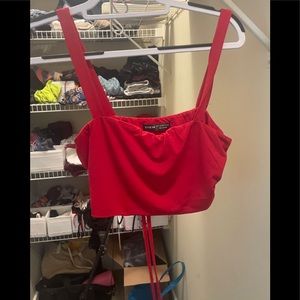 Shein crop top with ties